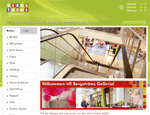 Tablet Screenshot of bergstromsgalleria.se